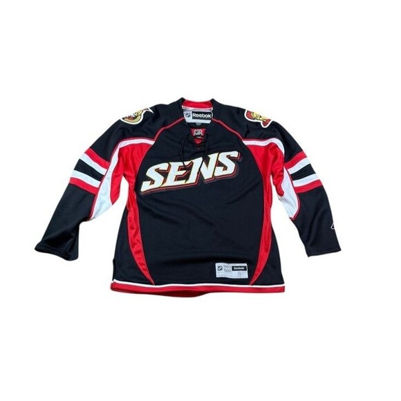 Reebok 2009 Ottawa Senators Jersey Black Hockey NHL Men's Size Small Alternate - Picture 1 of 8